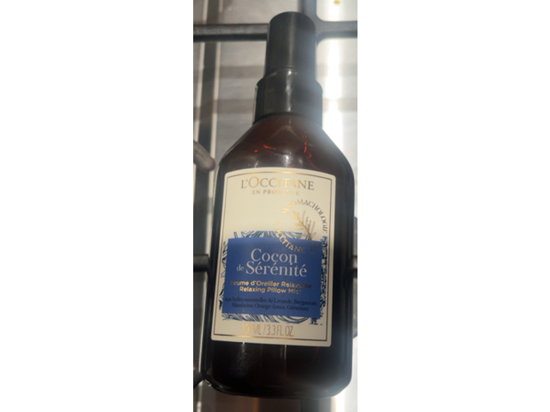 L'Occitane en Provence Cocon de Serenite Relaxing Pillow Mist, 3.3 fl oz/100 mL