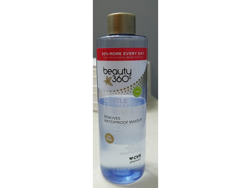 CVS Beauty 360 Gentle Eye Makeup Remover, 6.25 fl oz/244 mL