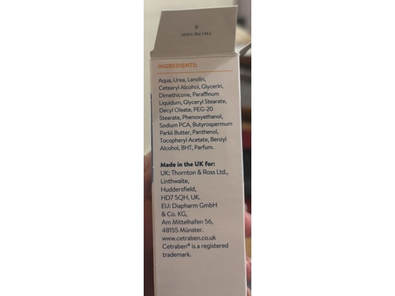 Cetraben Moisturising Hand Balm, 75 g