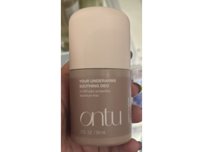 Ontu Your Underarms Soothing Deo, Vanilla Musk, 2 fl oz/56 mL