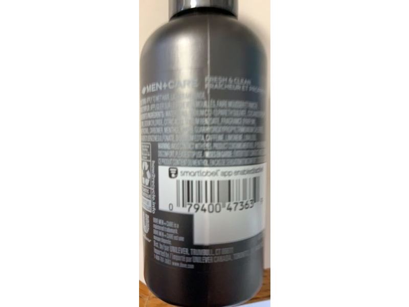 Dove Men+Care Fresh And Clean Shampoo + Conditioner, 3 fl oz/89 mL