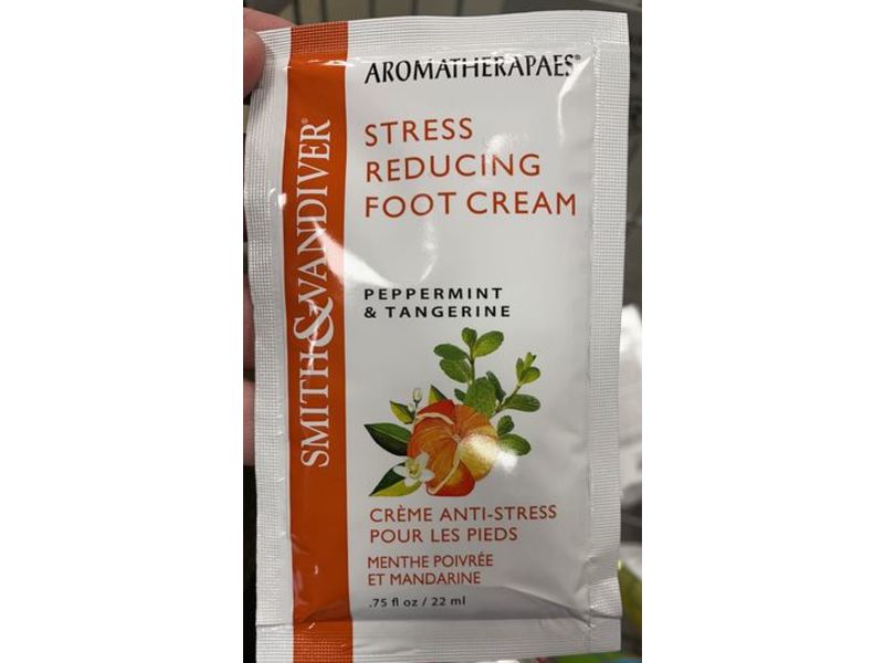 Aromatherapaes Stress Reducing Foot Cream, Peppermint & Tangerine, 75 fl oz/22 mL