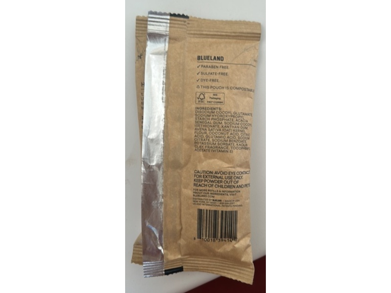 Blueland Body Wash, Raspberry Hibiscus, 2.3 oz/65 g