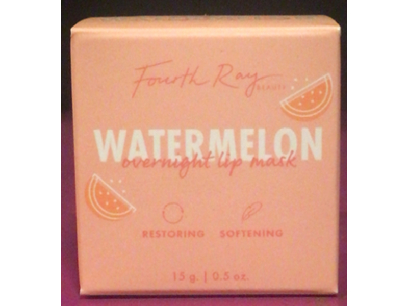 Fourth Ray Beauty Overnight Lip Mask, Watermelon, 0.5 oz/15 g