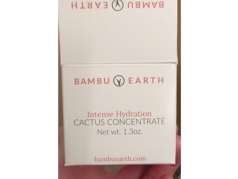 Bambu Earth Intense Hydration Moisturizer, Cactus, 1.3 oz