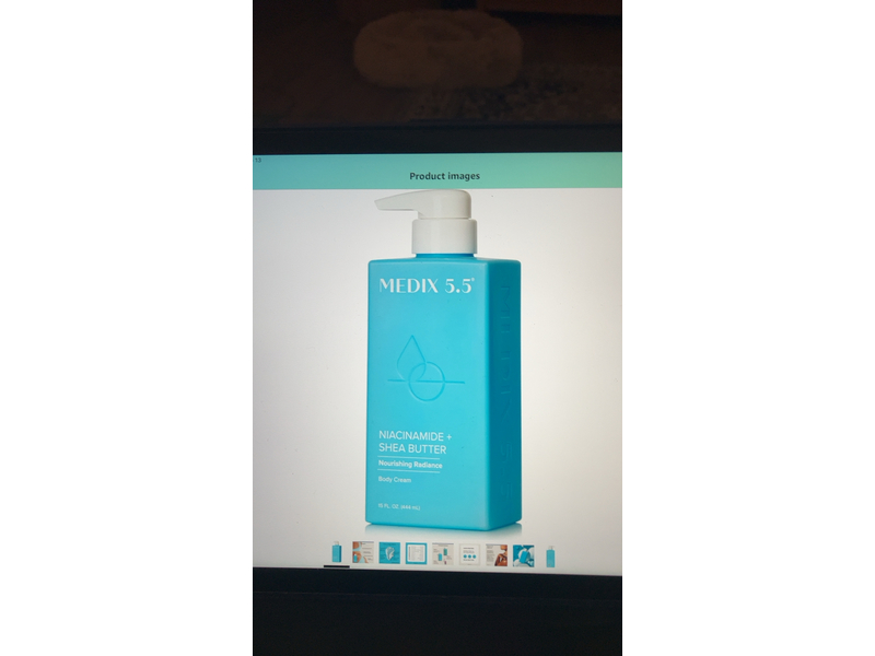Medix 5.5 Nourishing Radiance Body Cream, Niacinamide + Shea Butter, 15 fl oz/444 mL