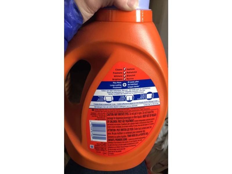 Tide Plus Febreze Freshness Detergent, Spring & Renewal, 59 Loads, 92 fl oz/2.72 L, Pack Of 2