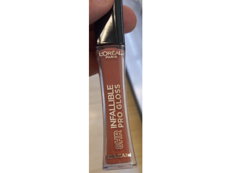 L’Oréal Paris Infallible Pro Lip Gloss, Shell Pink, 0.21 fl oz