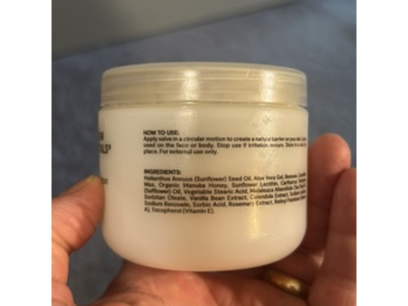 Blossom Essentials Hydration Repair Salve, Honey, Nut Free, 4 oz/120 mL