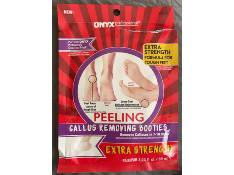 Onyx Professional Callus Removing Booties, 2.03 fl oz/60 mL, Pack Of 2