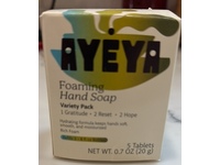 Ayeya Foaming Hand Soap Variety Pack, 0.7 oz/20 g, Pack Of 5 - thumbnail 2