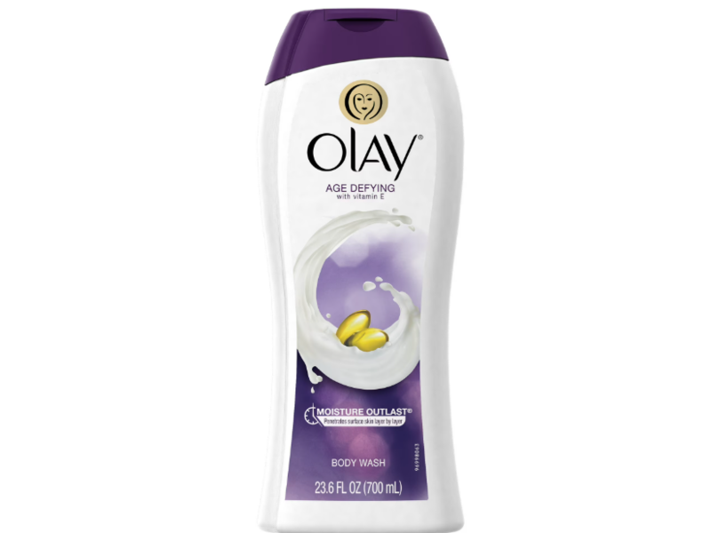 Olay Age Defying Moisturizing Body Wash, Vitamin E, 13.5 oz