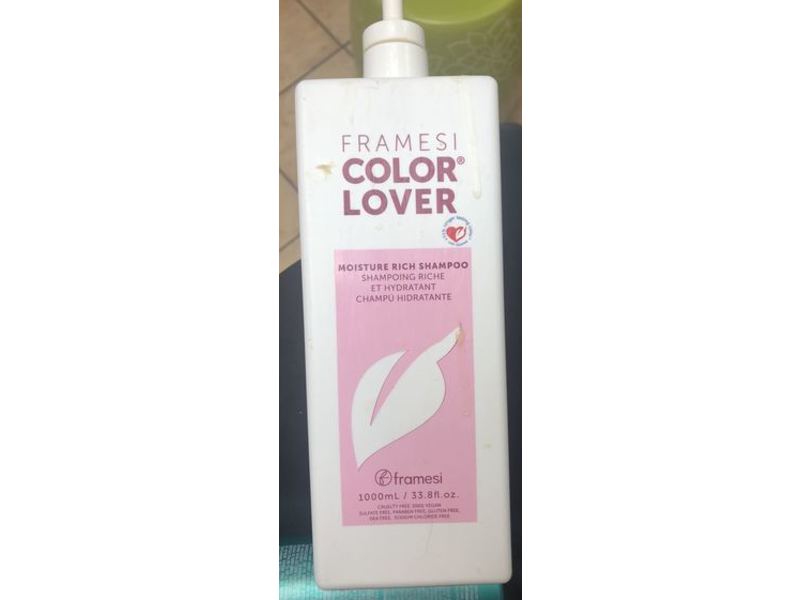 Framesi Color Lover Moisture Rich Shampoo, 33.8 fl oz/1000 mL