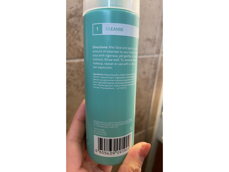 Paula's Choice CALM Ultra-Gentle Cleanser, 6.7 fl oz/198 mL