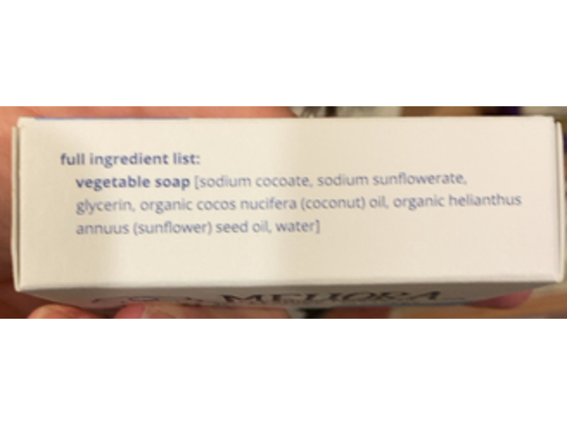 Meliora Cleaning Products Bath & Body Soap Bar, 4 oz/113 g