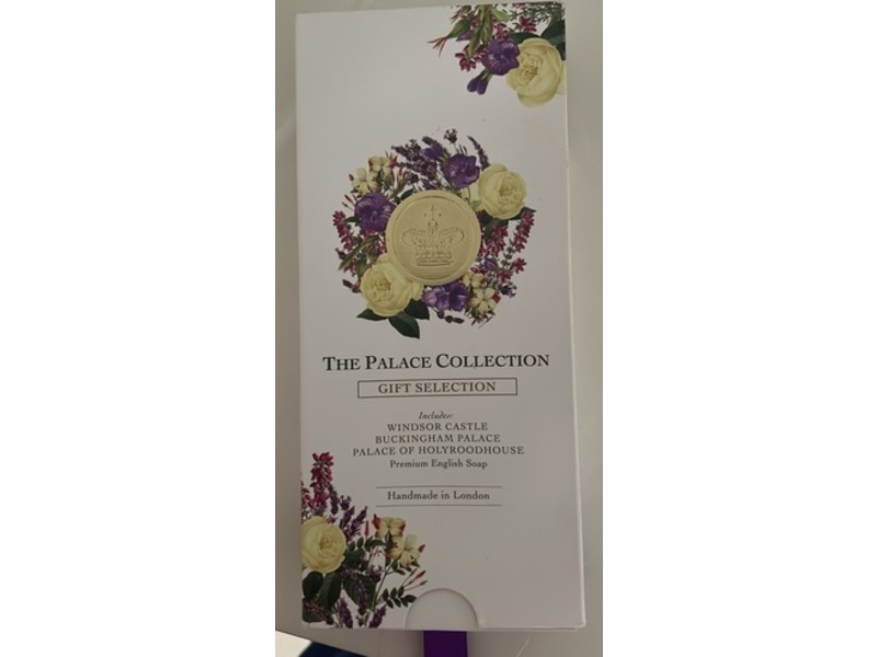 Royal Collection Shop The Palace Collection Gift Selection Soap, Windsor Castle, Buckingham Palace, Palace Of Holyroodhouse, 120 g, 3 Count