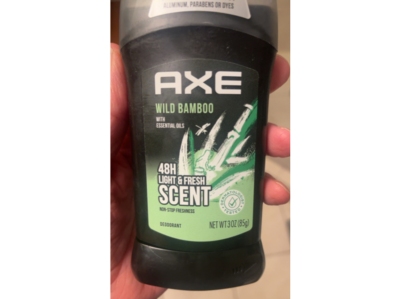 AXE Deodorant, Wild Bamboo, Light & Fresh, 3 oz/85 g