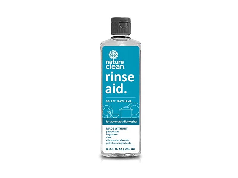 Nature Clean Rinse Aid Liquid Dish Soap, 8 fl oz/250 mL