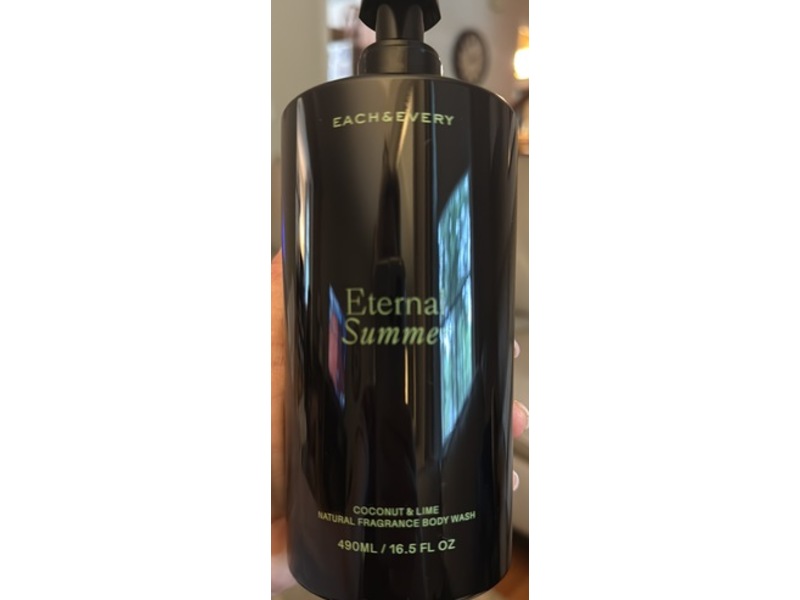Each & Every Eternal Summer Body Wash, Coconut & Lime, 16.5 fl oz/490 mL