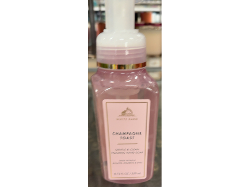 White Barn Gentle & Clean Foaming Hand Soap, Champagne Toast, 8.75 fl oz/259 mL