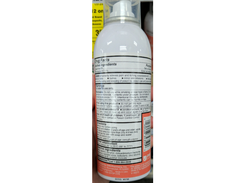 Cvs Health Calamine Plus Spray, No-Rub, 4.1 oz/116 g