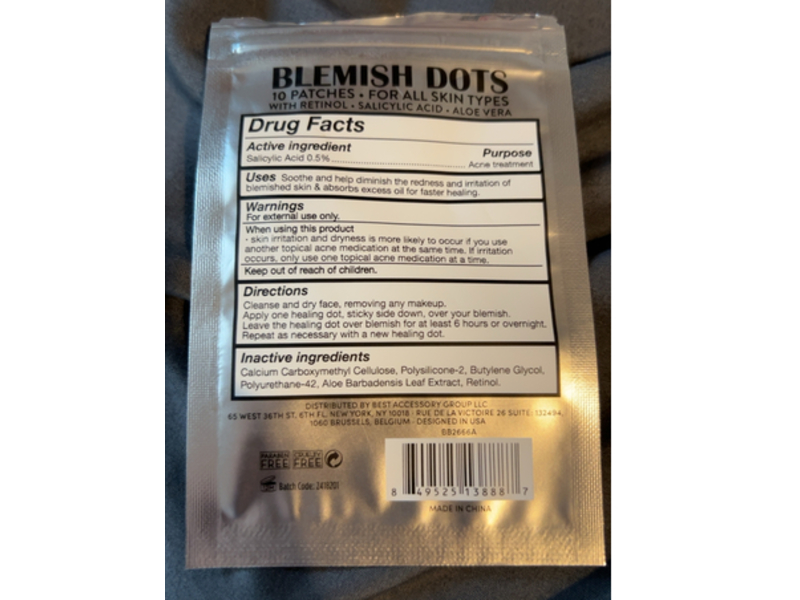 My Beauty Spot Blemish Dots, Retinol + Salicylic Acid & Aloe Vera, 10 Count