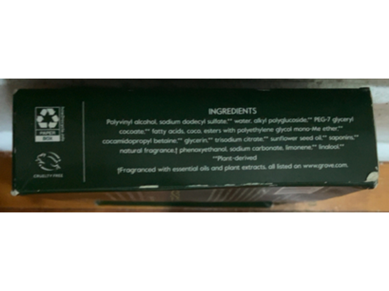 Grove Co. Laundry Detergent Sheets, Balsam Fir Scent, 32 Loads, 5.41 oz/153.4 g