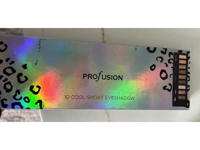 Profusion Cosmetics 10 Shade Eyeshadow Palette, Smoky, 0.54 oz/15.5 g