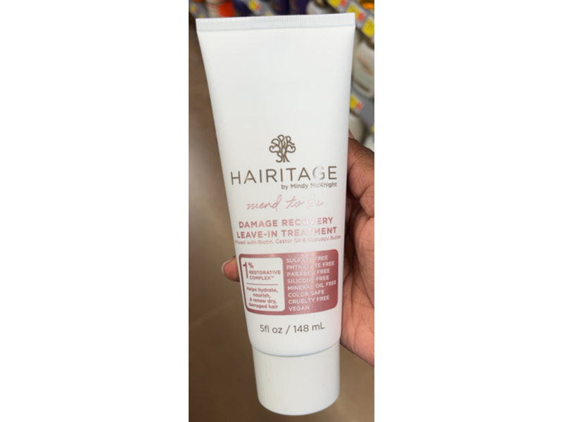 Hairitage By Mindy McKnight Mend To Be Damage Revovery Leave In Treatment, 5 fl oz/148 mL