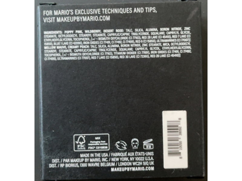 Makeup By Mario Soft Pop Powder Blush, Mellow Mauve, 0.155 oz/4.4 g