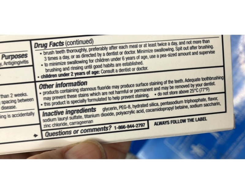 Parodontax Active Gum Repair Toothpaste, Breath Freshner, 2.3 oz/65.2 g