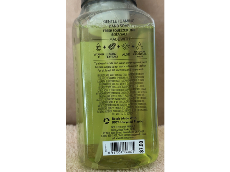 Bath & Body Works Gentle Foaming Hand Soap, Island Margarita, 8.75 fl oz/259 mL
