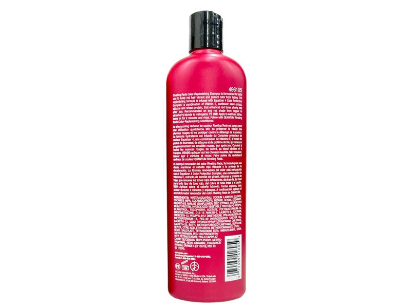 Zotos Riveting Reds Color-Replenishing Shampoo, Quantum, 10.2 fl oz/300 mL