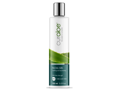Curaloe Facial Gel, Aloe Vera, 5 fl oz/150 mL