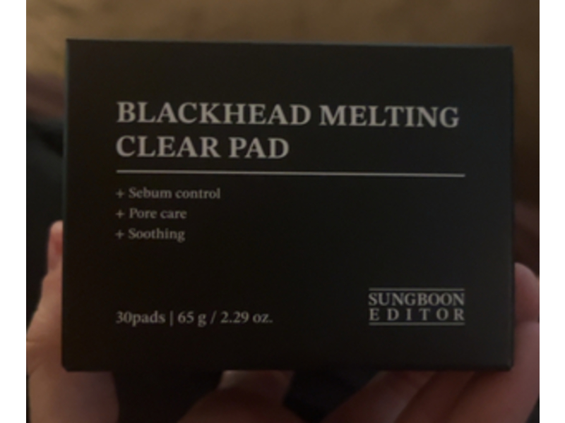 Sungboon Blackhead Melting Clear Pad, 2.29 oz/65 g, 30 Count