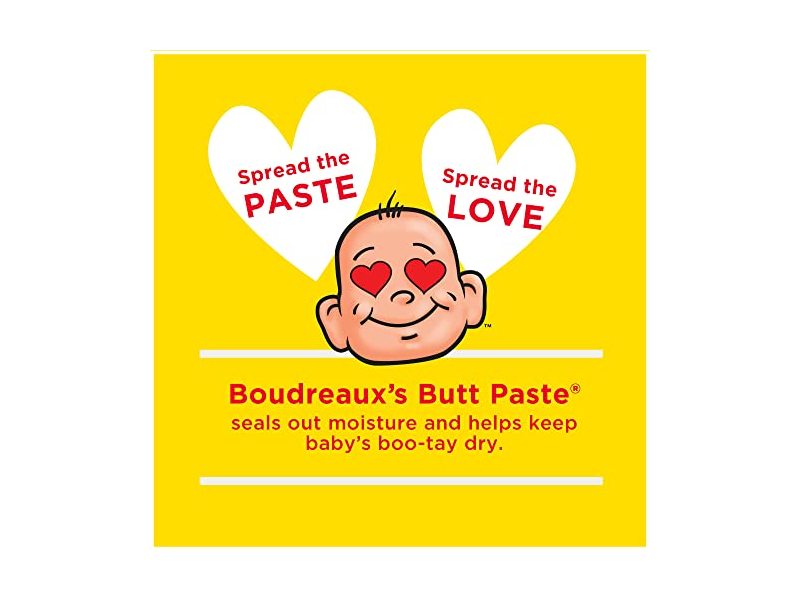 Boudreaux's Butt Paste Diaper Rash Ointment,16 oz/454 g, Pack Of 2