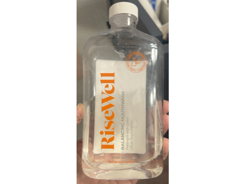Risewell Balancing Mouthwash, Wild Mint, 16 fl oz/474 mL