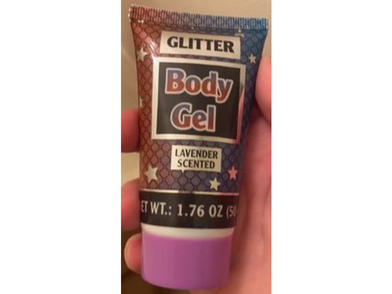 Greenbrier International Glitter Body Gel, Lavender Scented, 1.76 oz/50 g