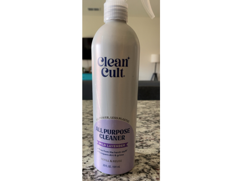 Clean Cult All Purpose Cleaner, Wild Lavender, 20 fl oz/591 mL