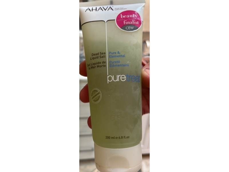 Ahava Pure Treat Liquid Dead Sea Salt, 6.8 fl oz/200 mL