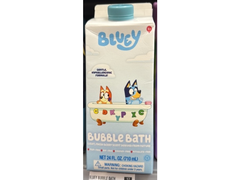 Bluey Bubble Bath, Berry Scent, 24 fl oz/710 mL