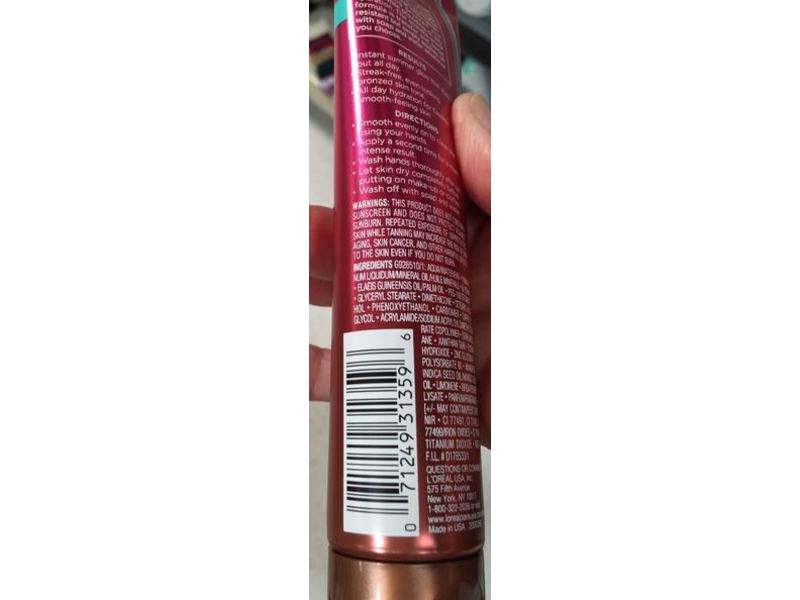 L'Oreal Paris Skin Care Bronze Instant Tan Lotion, 3.4 fl oz/105 mL