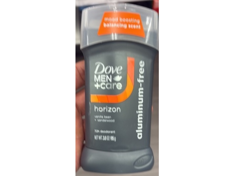 Dove Men + Care Horizon Deodorant Stick, Vanilla Bean & Sandalwood, 3 oz/85 g