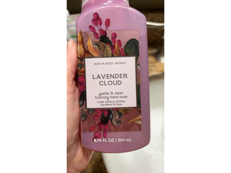 Bath & Body Works Gentle & Clean Foaming Hand Soap, Lavender Cloud, 8.75 fl oz/259 mL