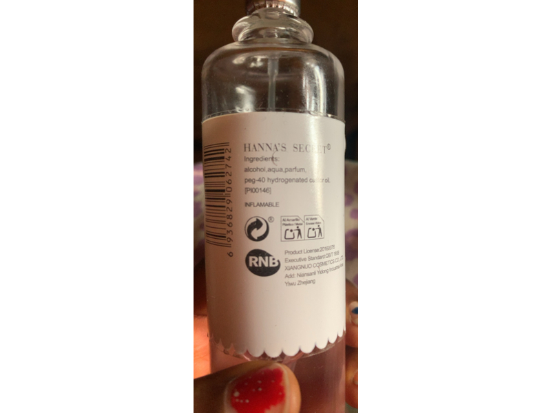 Hanna's Secret Paris Monogotas Fresa Perfume, 100 mL