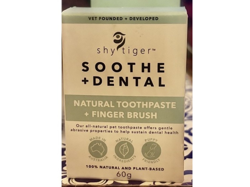 Shy Tiger Soothe + Dental Natural Toothpaste + Finger, 60 g
