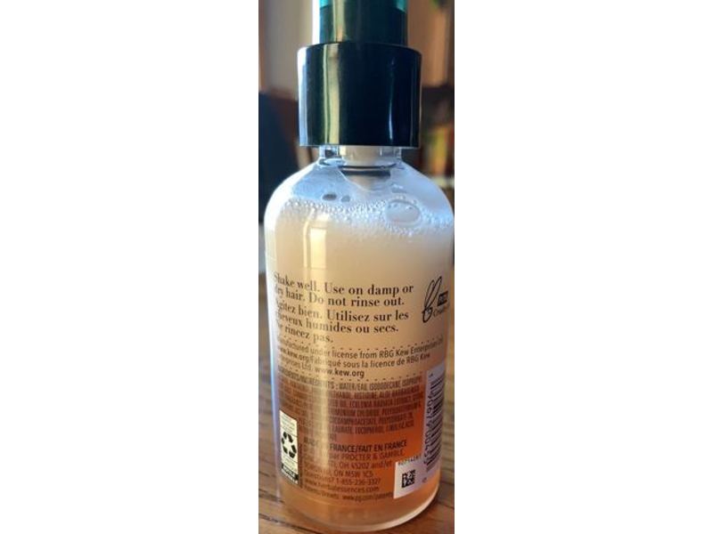 Herbal Essences Bio Renew Hair Oil Mist Moisture, Hemp Seed Oil & Aloe, 4 fl oz/118 mL