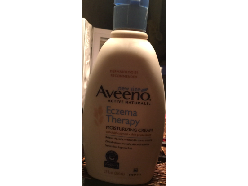 Aveeno Eczema Therapy Daily Moisturizing Cream, 12 fl oz/354 mL