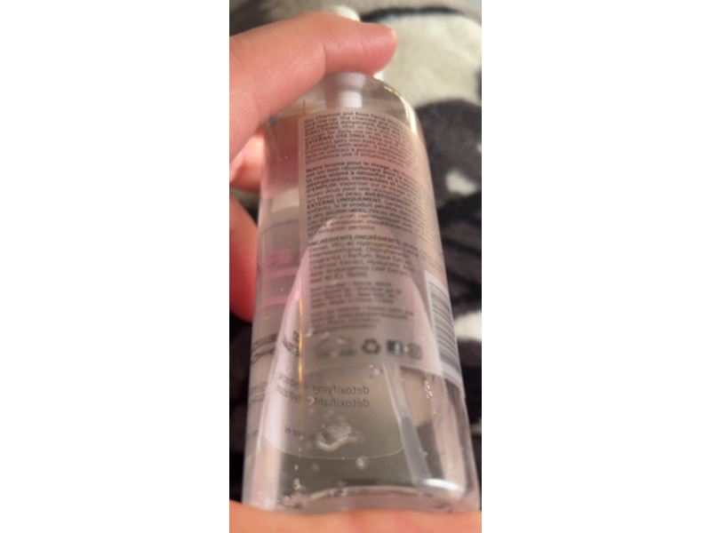 Jean Pierre Facial Mist, Charcoal Rose, 3.38 fl oz/100 mL