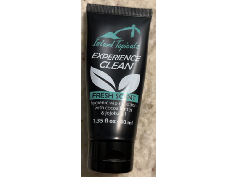 Island Topicals Experience Clean Lotion, Fresh Scent, 1.35 fl oz/40 mL